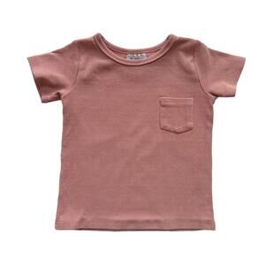 Mebie Baby Pink Pocket Tee Size 2T